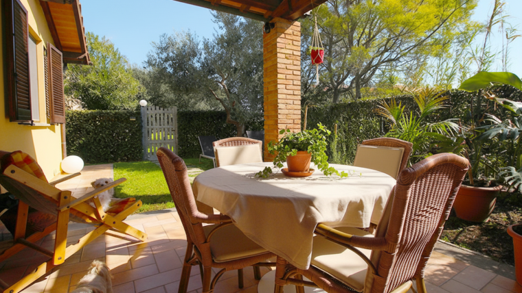 TRILOCALE INDIPENDENTE CON GIARDINO